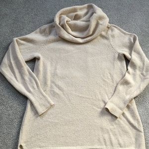 DKNY cowl neck tunic sweater